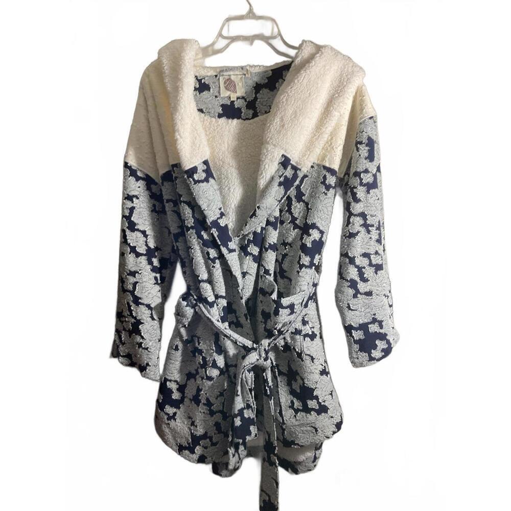 Lilka Anthropologie Hooded Robe - Cozy Fleece M/L